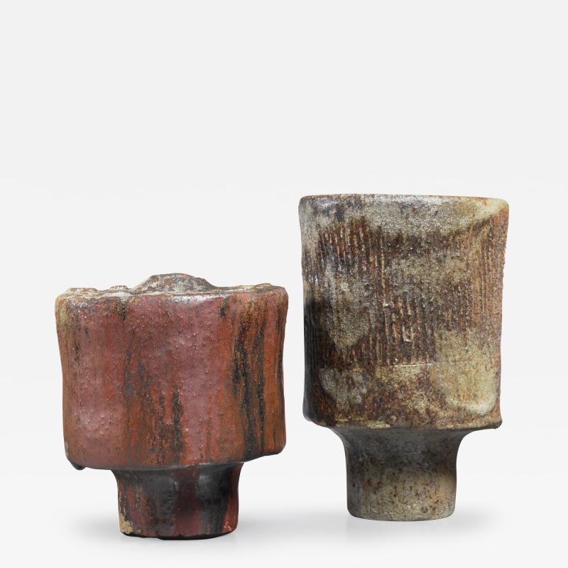 Jos Berlanga pair of ceramic vases Germany 1970s