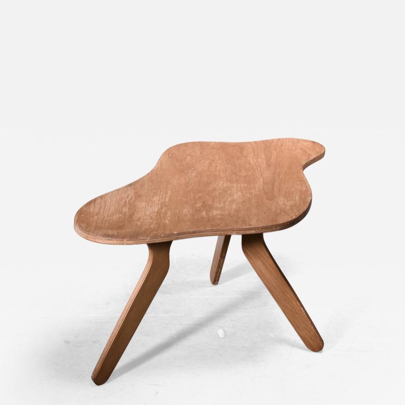 Jos Zanine Caldas Jos Zanine Caldas free form plywood coffee table Brazil 1950s