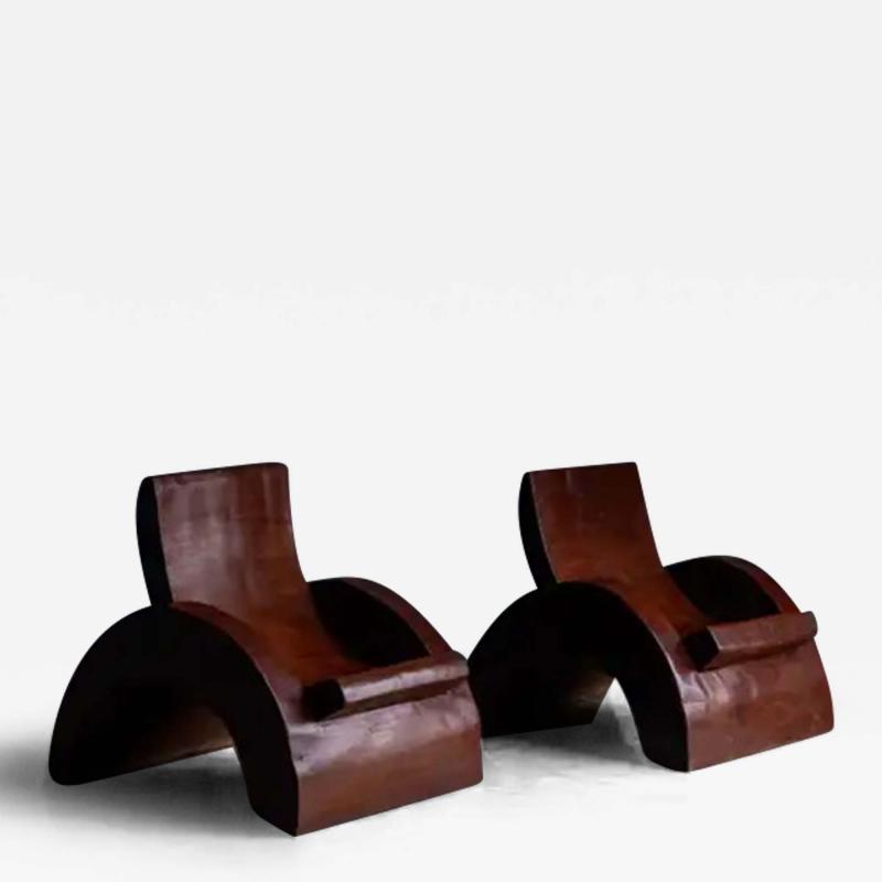 Jos Zanine Caldas Lounge Chairs by Jos Zanine Caldas Brazil 1970s