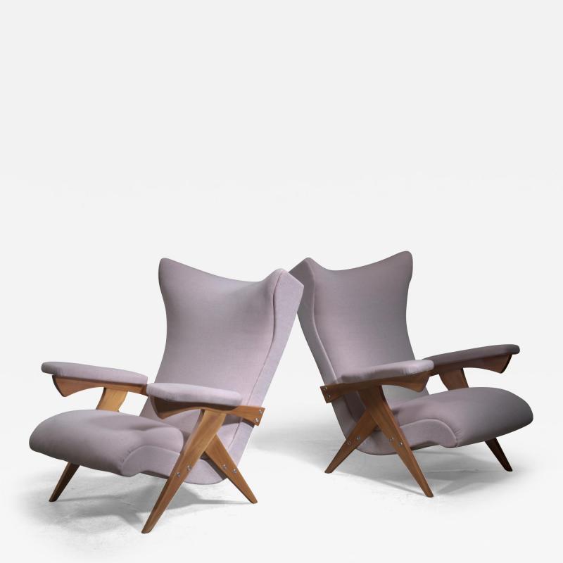 Jos Zanine Caldas Pair of Jose Zanine Caldas Cuca lounge chairs