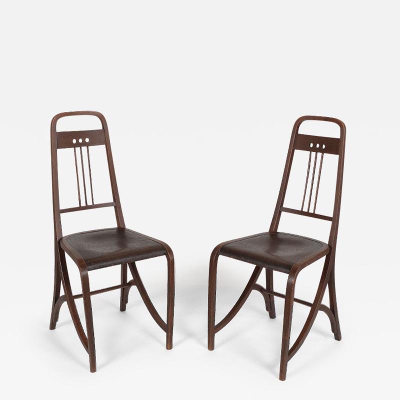 Josef Hoffmann 2 CHAIRS MODEL 511 JOSEF HOFFMANN THONET 1904 