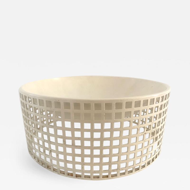 Josef Hoffmann JOSEF HOFFMANN BY BIEFFEPLAST PIERCED METAL BOWL