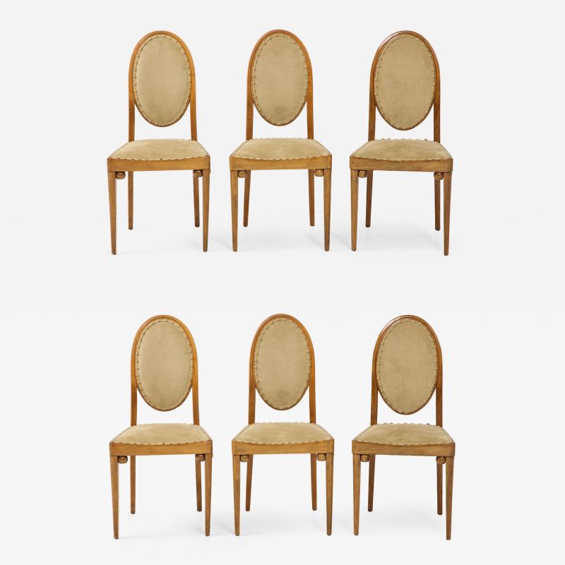 Josef Hoffmann Josef Hoffmann set of 6 dining chairs by Jacob and Josef Kohn