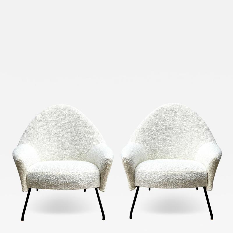 Joseph Andre Motte Pair of model 770 armchairs by Joseph Andr Motte Ed Steiner France circa 1958