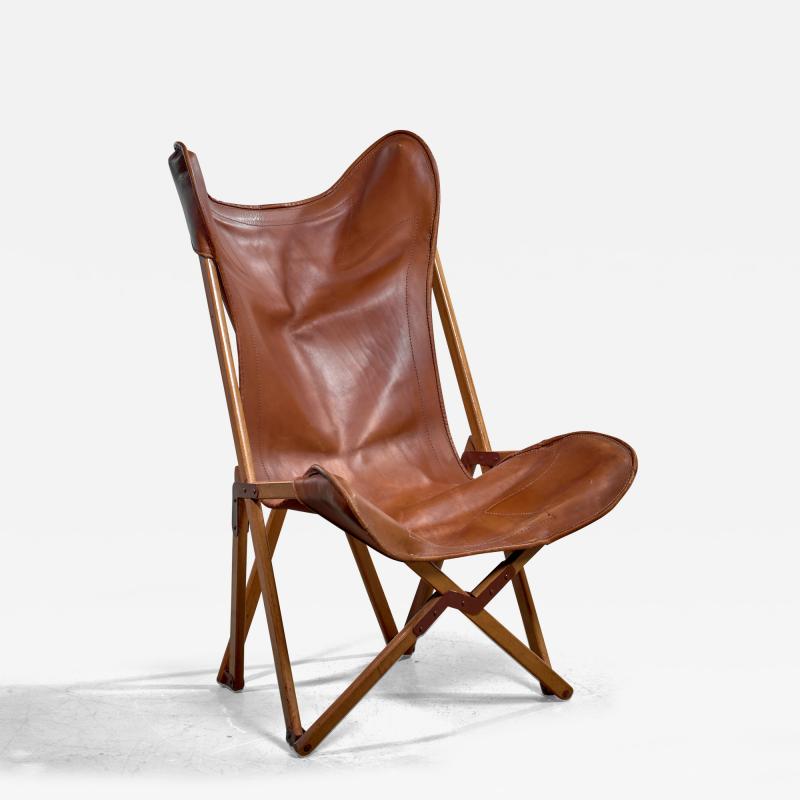 Joseph Beverley Fenby Tripolina folding chair Italy 1930s