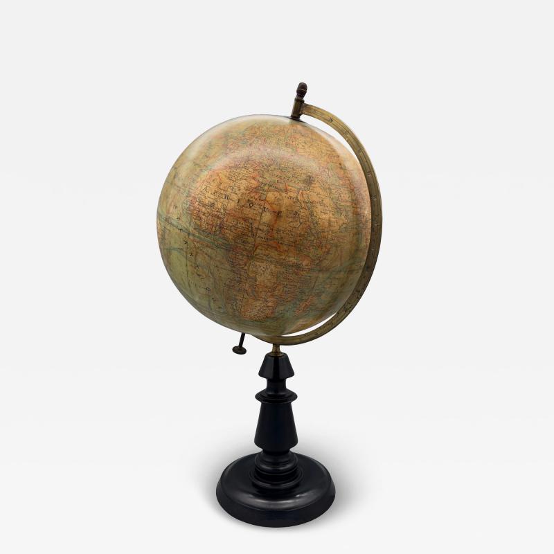 Joseph Forest Large terrestrial globe by Joseph Forest Paris France circa 1890