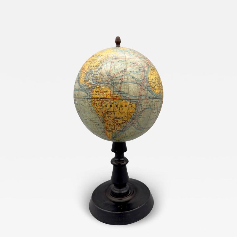 Joseph Forest Small terrestrial globe by Joseph Forest Paris France circa 1890 1900