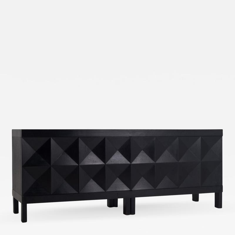 Joseph Fran ois De Coene De Coene Brutalist Sideboard In Stained Oak 1950s