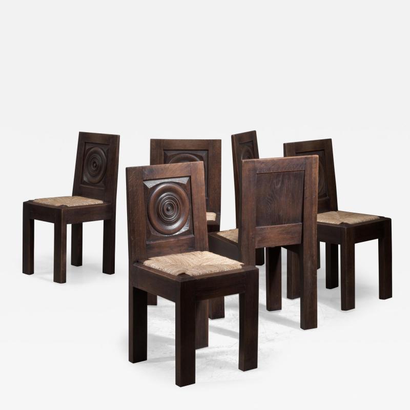 Joseph Savina Set of 6 Joseph Savina dining chairs