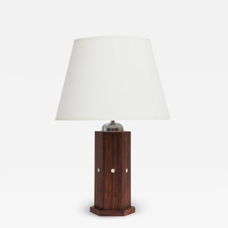 Jules Leleu Art Deco Table Lamps by Jules Leleu