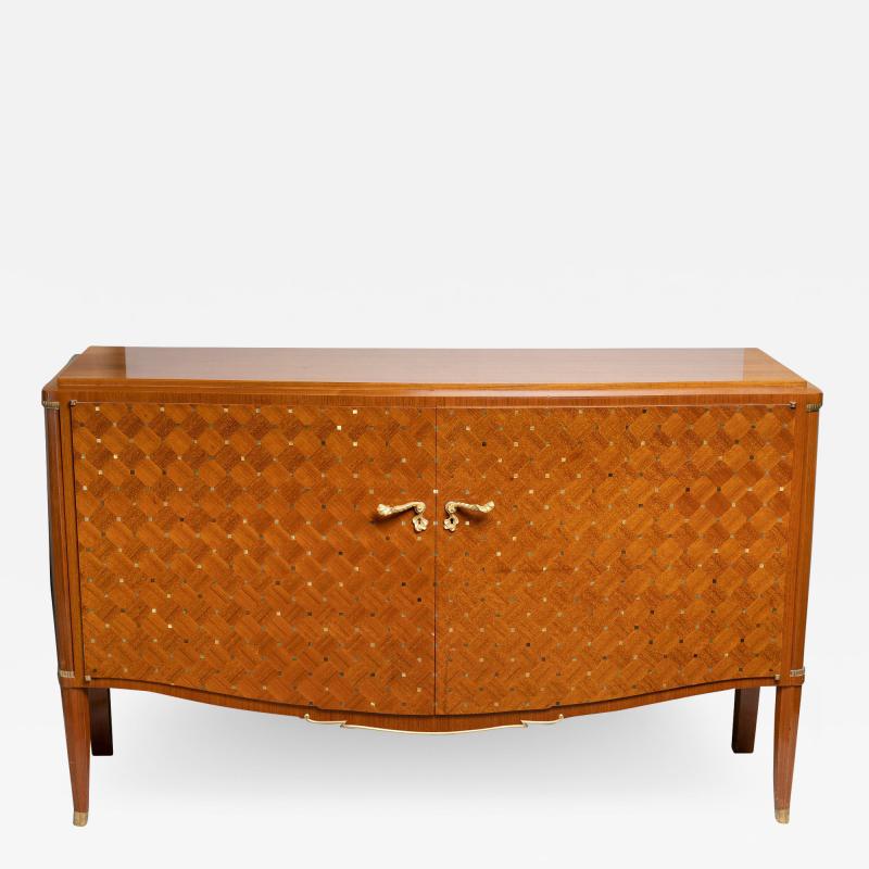 Jules Leleu VERY FINE MAHOGANY ART DECO BUFFET BY JULES LELEU