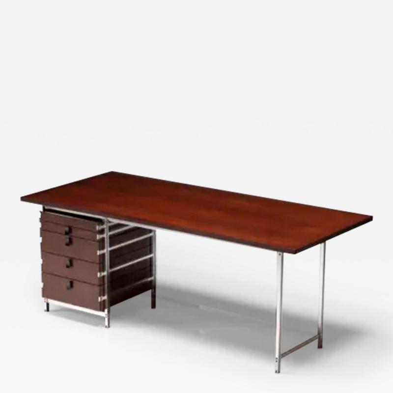 Jules Wabbes Executive Desk by Jules Wabbes for Mobilier Universel Belgium 1950s