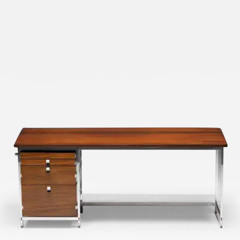 Jules Wabbes Executive Desk by Jules Wabbes for Mobilier Universel Belgium 1950s