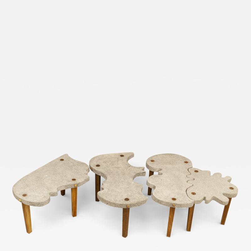 Julio Mart nez Barnetche ORUGA Caterpillar Puzzle Table 4 modular tables