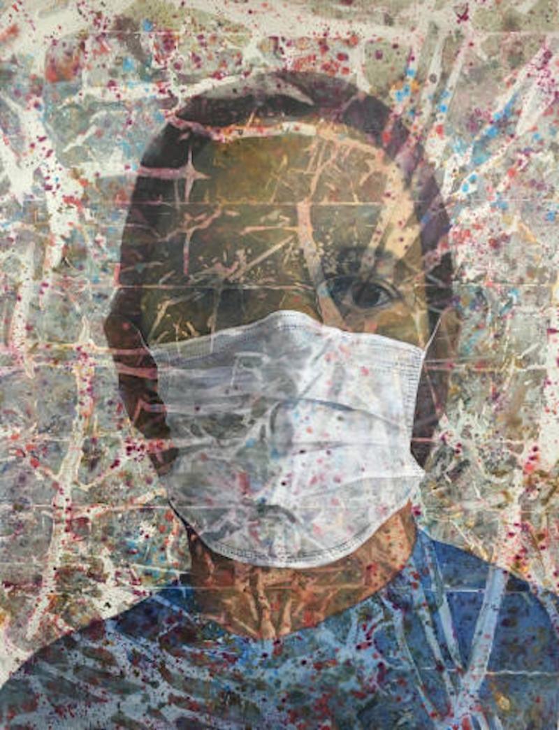 Julio Valdez Pandemic Self Portrait