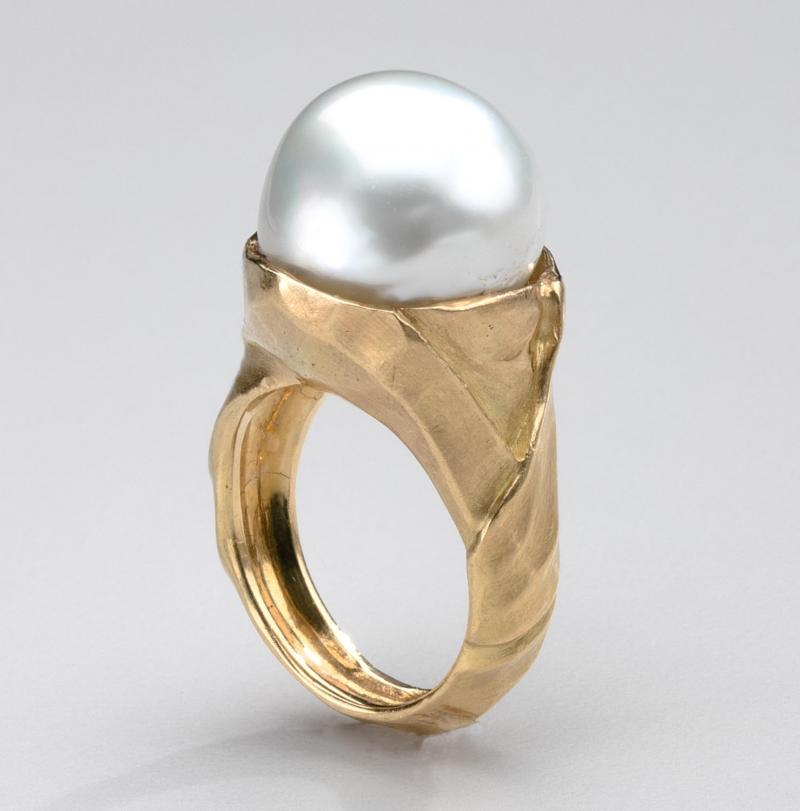 Julius Cohen Julius Cohen Gold Ring With Pearl