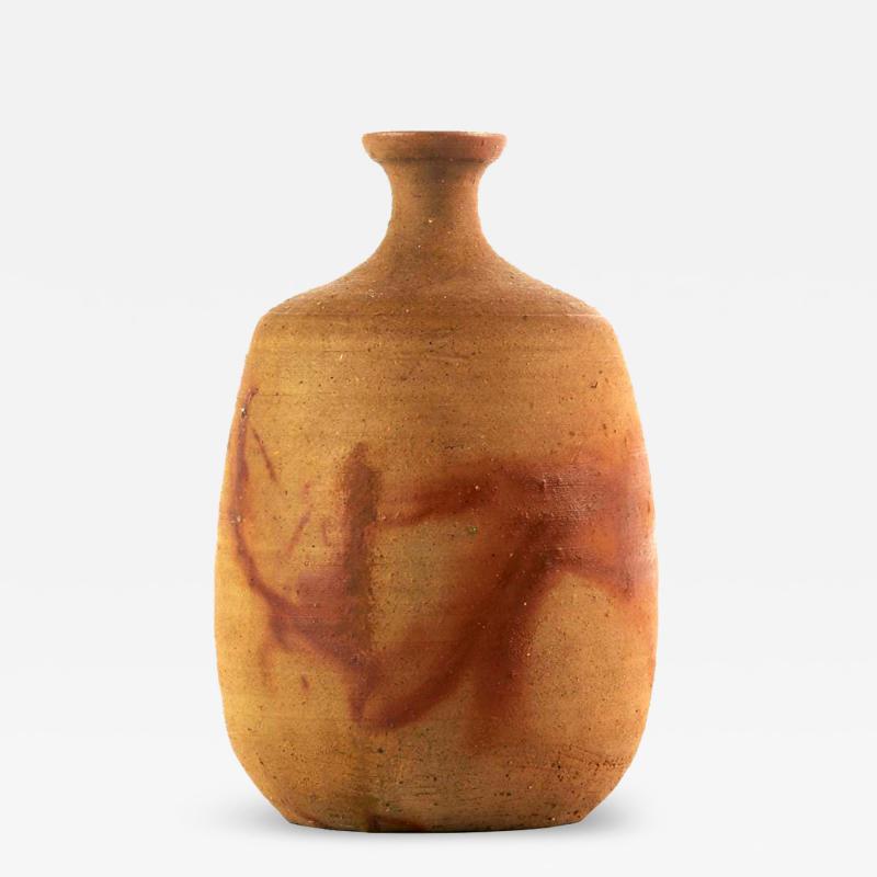 Jun Isezaki Modern Studio Vase Bizen Ware by Jun Isezaki