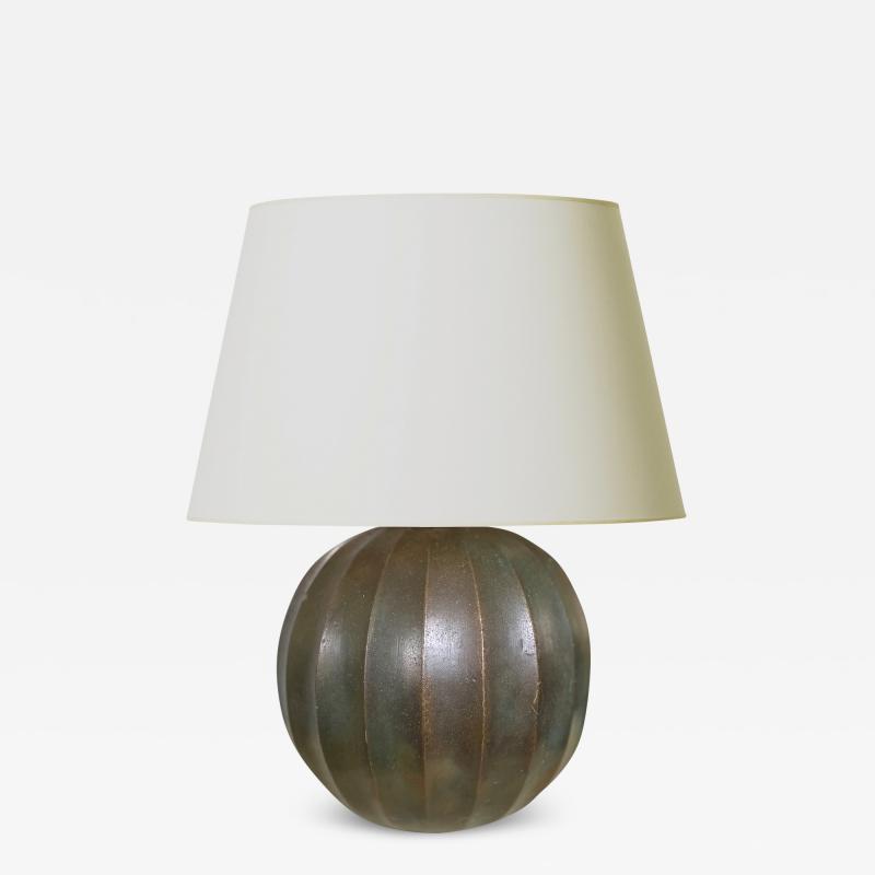 Just Andersen Danish Art Deco Lamp in the Style of Just Andersen