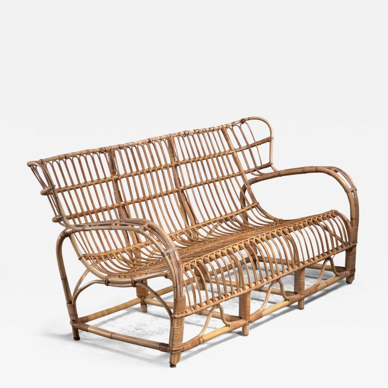 KW Larsson John Larsson rattan sofa