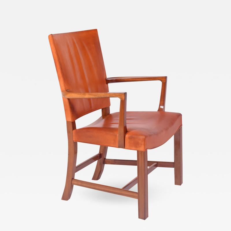 Kaare Klint High Back Barcelona Armchair by Kaare Klint for Rud Rasmussen