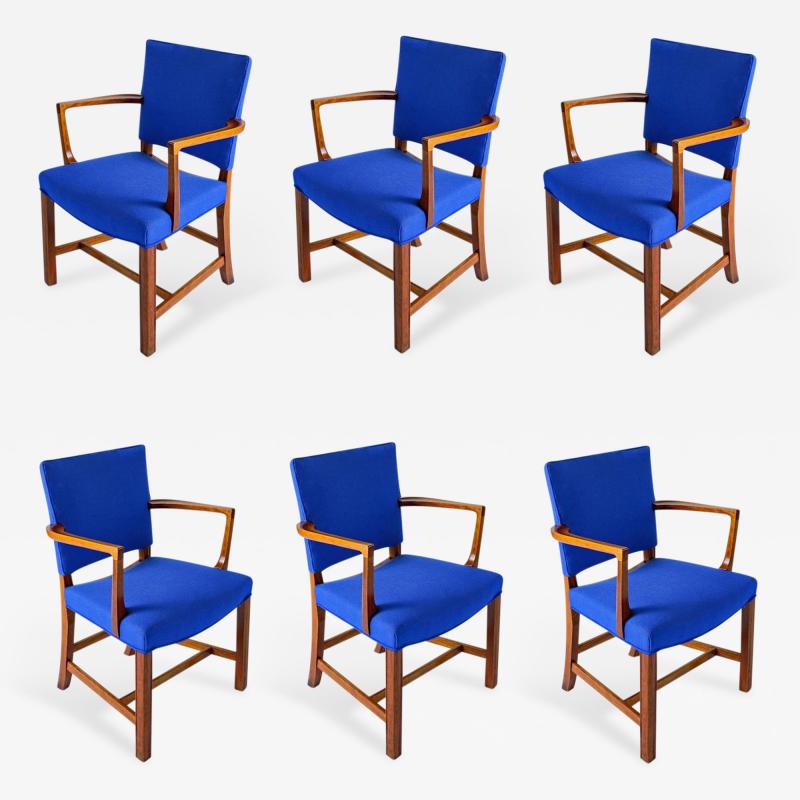 Kaare Klint Set of Six Kaare Klint Armchairs