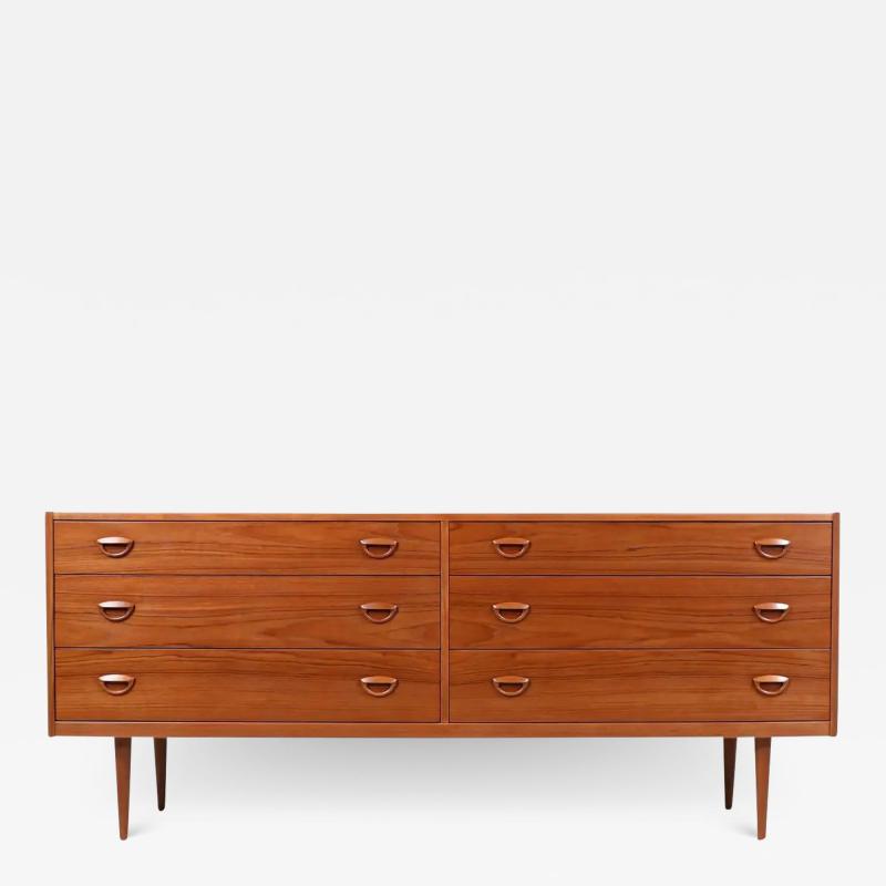 Kai Kristiansen Danish Modern Teak Dresser by Kai Kristiansen