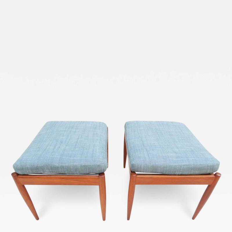 Kai Kristiansen Danish Stools by Kai Kristiansen for Magnus Olesen a Pair