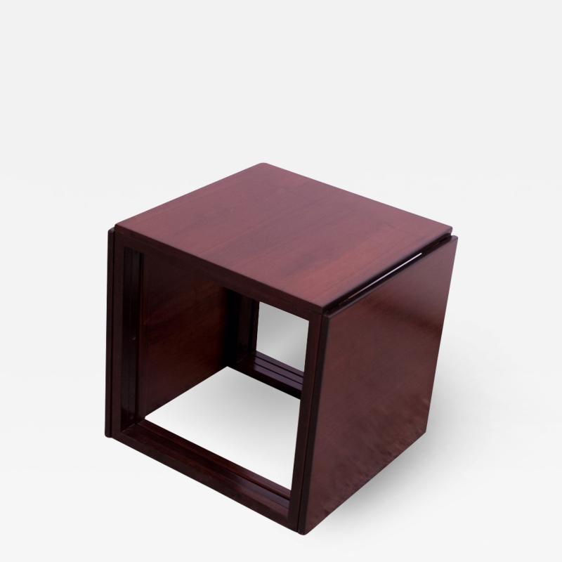 Kai Kristiansen Kai Kristiansen Rosewood Cube of Three Interlocking Nesting Tables