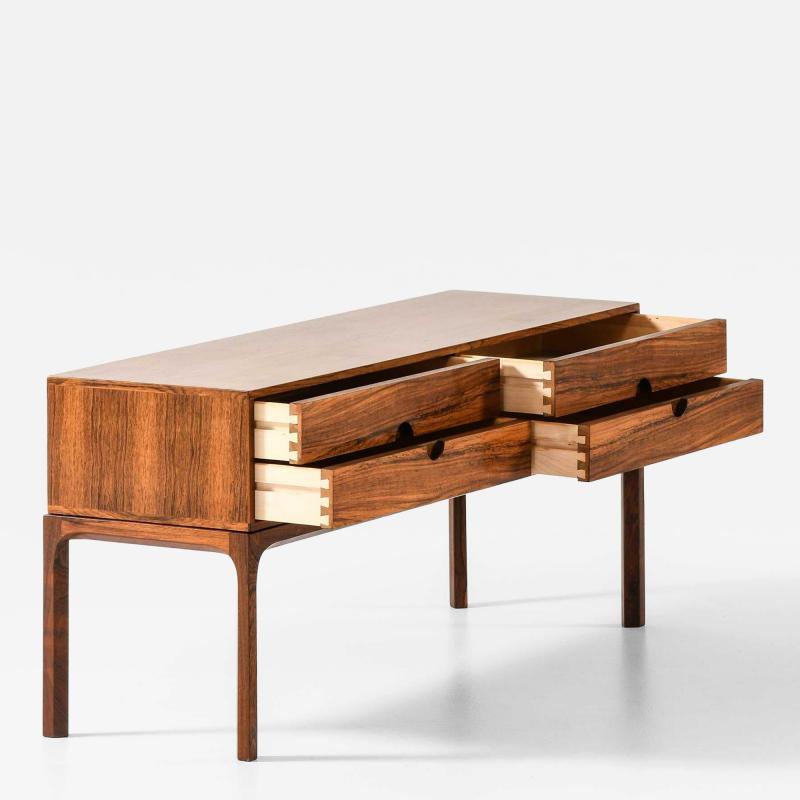 Kai Kristiansen Scandinavian Modern Model 394 Side Table in Rosewood by Kai Kristiansen 1950s