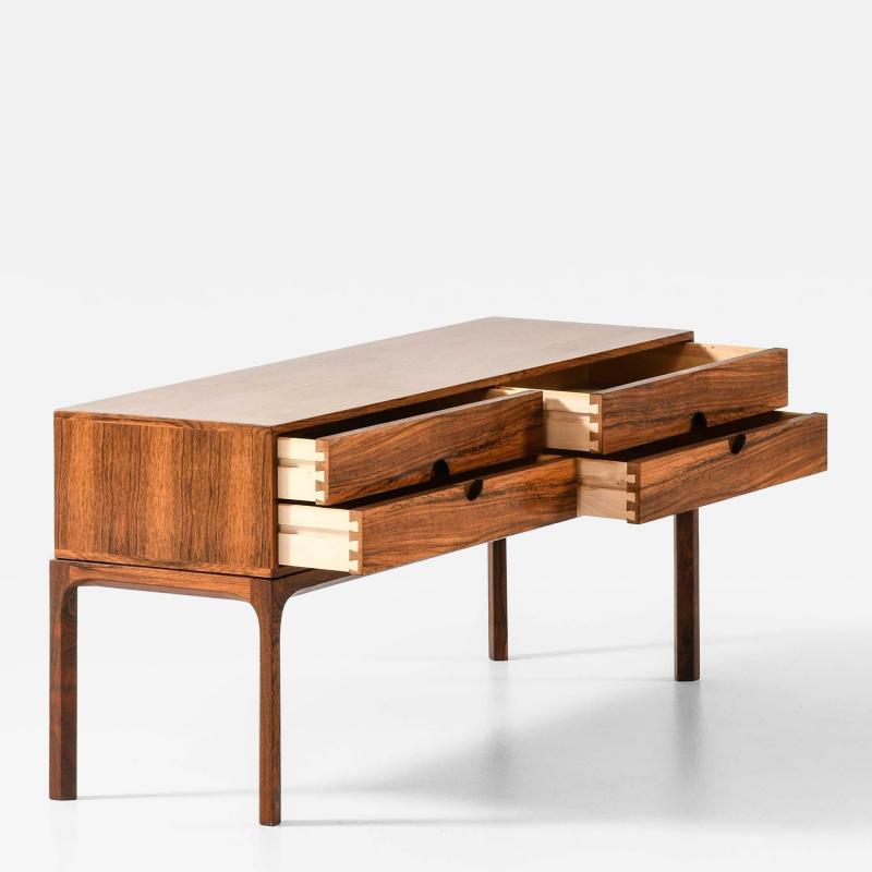 Kai Kristiansen Scandinavian Modern Model 394 Side Table in Rosewood by Kai Kristiansen 1950s