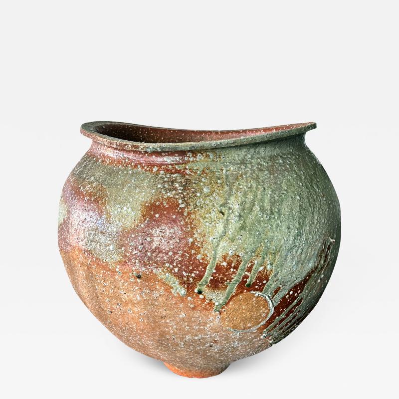 Kai Tsujimura Large Contemporary Ceramic Tsubo Jar by Kai Tsujimura