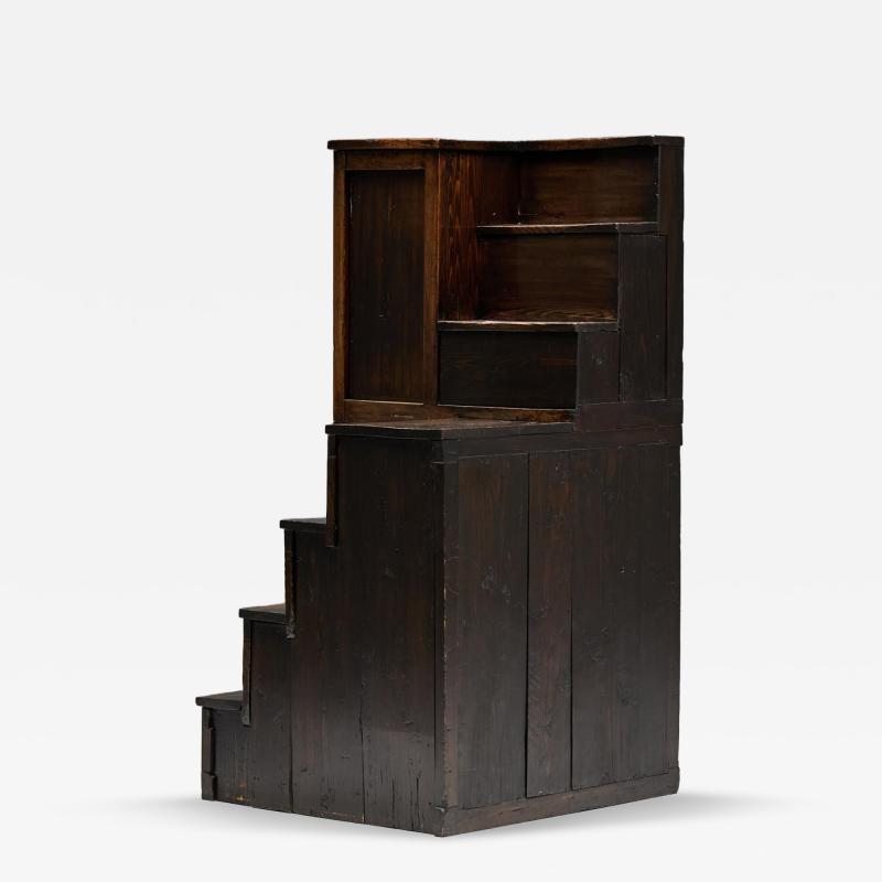 Kaidan Tansu Japanese Stair Chest Japan 19th Century