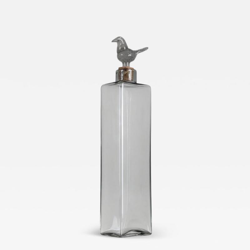 Kaj Franck Kaj Franck Blown Glass Raven Bottle Model KF 508 for Nuutaj rvi Finland 1962