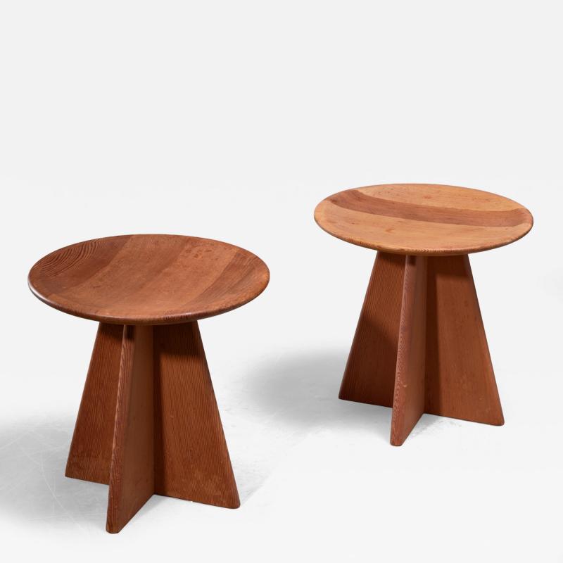 Kaj Winding Pair of Kaj Winding cruciform stools