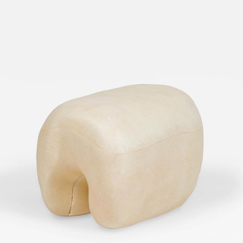 Kar Studio Chinese Contemporary Beige Fiberglass Tooth Stool