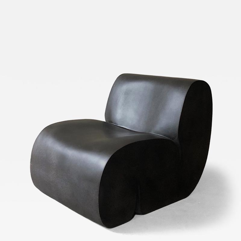 Kar Studio Contemporary Coffee Curl Up Lounge Chair