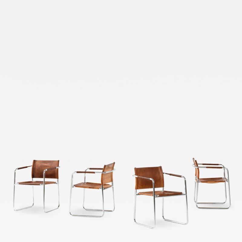 Karin Mobring Armchairs Model Amiral Produced in Sweden