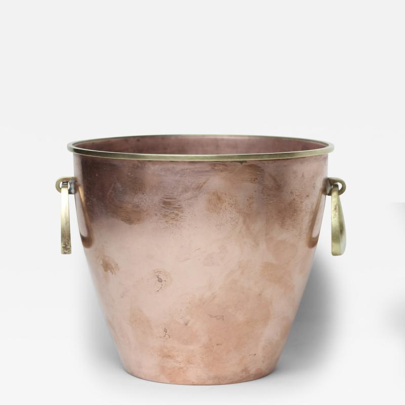 Karl Hagenauer Karl Hagenauer Werkstatte Copper and Brass Ice Bucket 1955 Austria