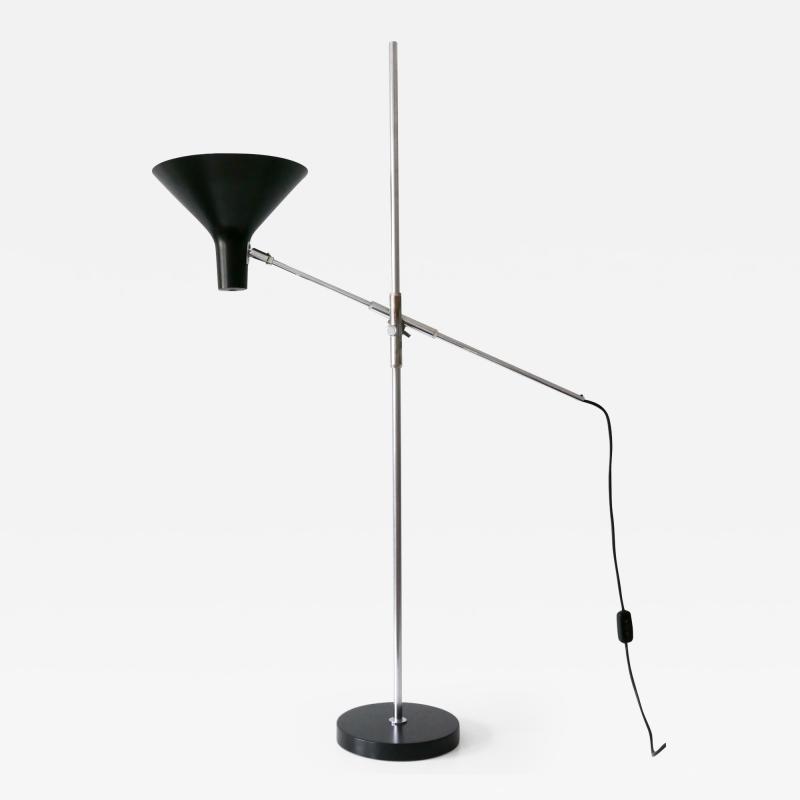 Karl Heinz Kinsky Adjustable Floor Lamp Reading Light 8180 by Karl Heinz Kinsky for Cosack 1960s