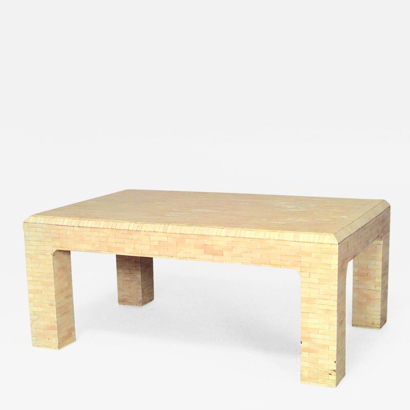 Karl Springer American Post War Design Modern Rectangular Coffee Table