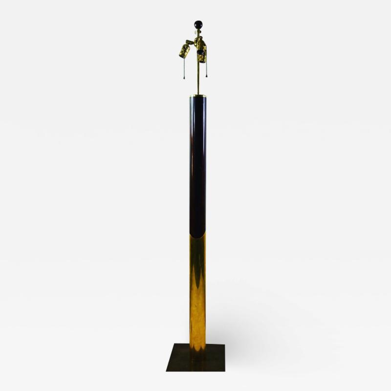 Karl Springer KARL SPRINGER TWO TONE METAL FLOOR LAMP