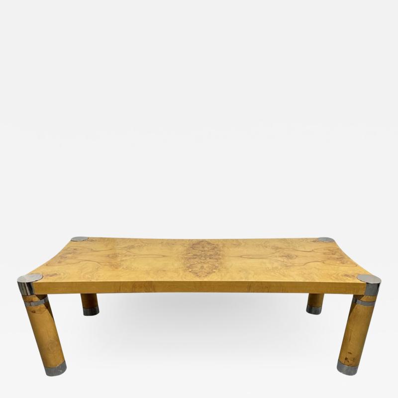 Karl Springer Karl Springer Burl Olivewood Coffee Table