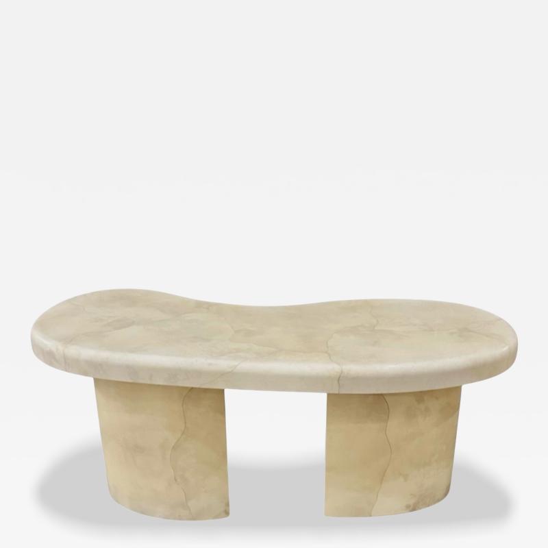 Karl Springer Karl Springer Goatskin Freeform Desk 1988