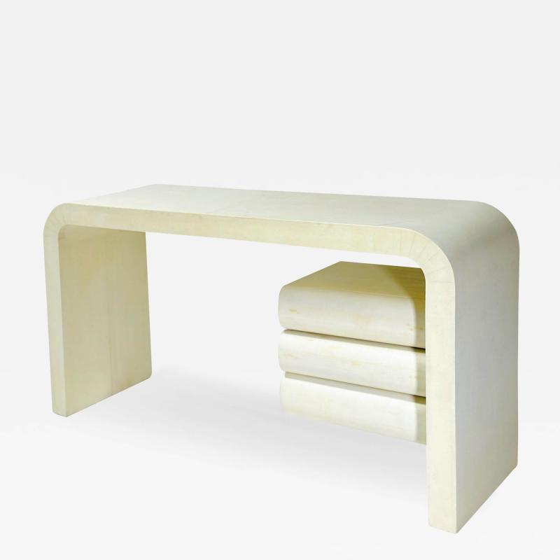 Karl Springer Karl Springer Lizard Skin Desk 1970