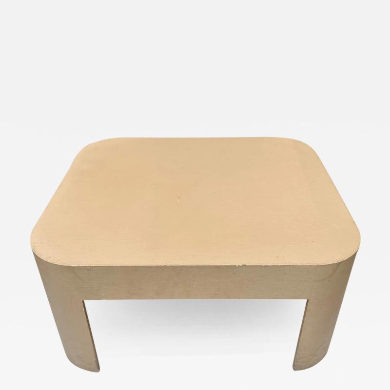 Karl Springer Karl Springer Raffia Clad Coffee Table