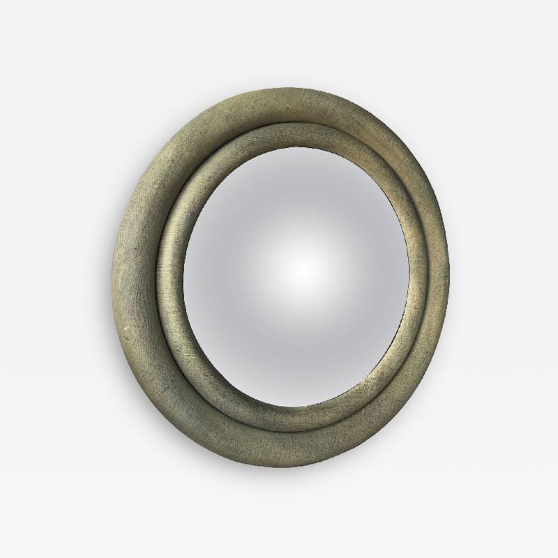 Karl Springer Karl Springer Round Fabric Mirror