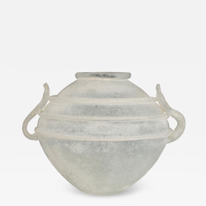 Karl Springer Karl Springer Scavo Murano Glass Vessel by Seguso 1980s