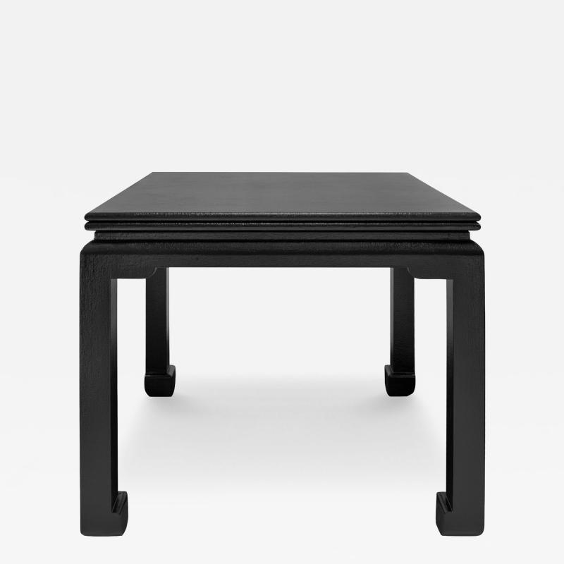 Karl Springer Karl Springer Stunning Flip Top Game Dining Table in Lacquered Linen 1980s