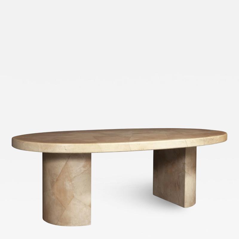 Karl Springer LTD Karl Springer Goatskin Dining Table