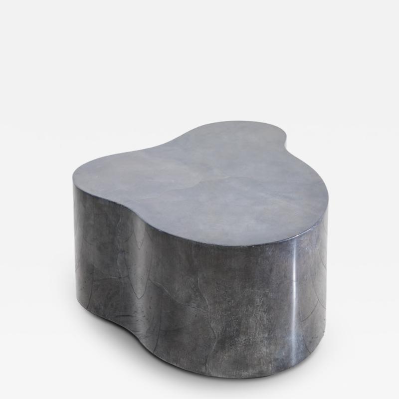 Karl Springer LTD Karl Springer LTD Lacquered Goatskin Free Form Low Table USA